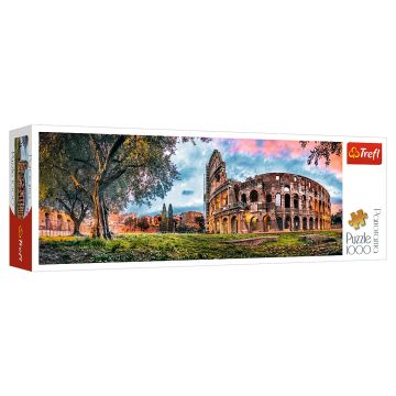 Trefl: Colosseum hajnalban panoráma puzzle - 1000 darabos