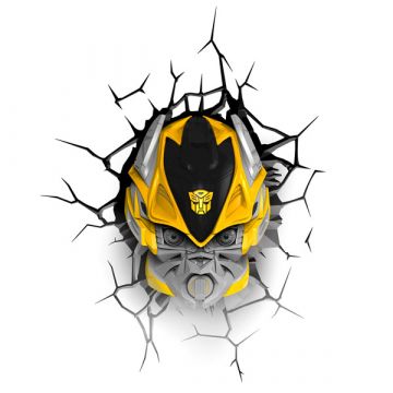 Transformers Bumblebee 3D fali lámpa 