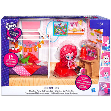 Én kicsi Pónim Equestria Girls: Pizsamaparti hálószoba szett - Pinkie Pie