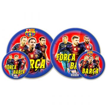 FC Barcelona: gumijasta žoga - 23 cm, različne različice - .slika
