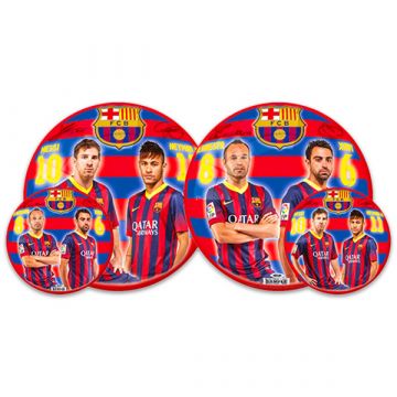 FC Barcelona: gumijasta žoga - 23 cm, različne različice - .slika