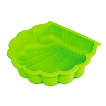 Arenero en forma de concha - verde, 2 piezas - .imagen