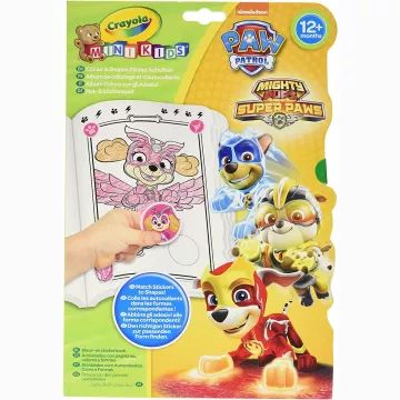 Crayola: Libro para colorear con pegatinas - Patrulla Canina