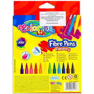 Colorino Kids: flomaster s tanko konico - 12 kosov. - .slika