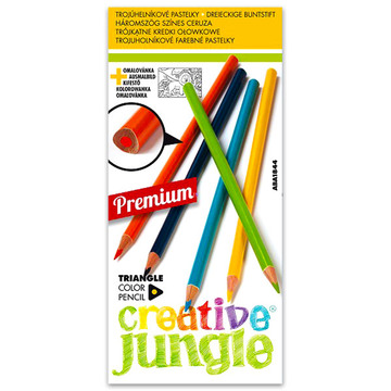 Creative Jungle 12 darabos háromszögletű színes ceruza készlet