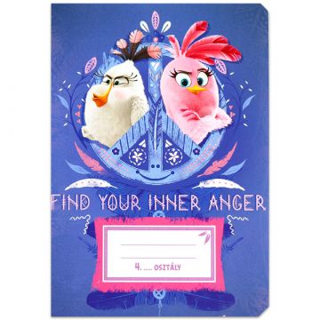 Angry Birds Find your inner anger vonalas füzet - A5, 21-32
