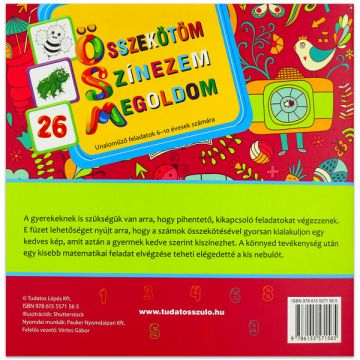 Deák Dóra: Kreslim, Barvam, Rešujem - izobraževalni zvezek v madžarščini - .slika