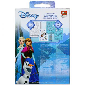 Disneyjeve princese: Frozen pobarvanke s šablonami - .slika