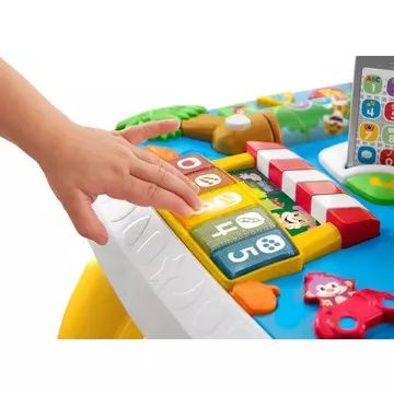 Fisher-Price: Ri e Cresce! - Mesinha inteligente bilíngue - em húngaro - .Imagem