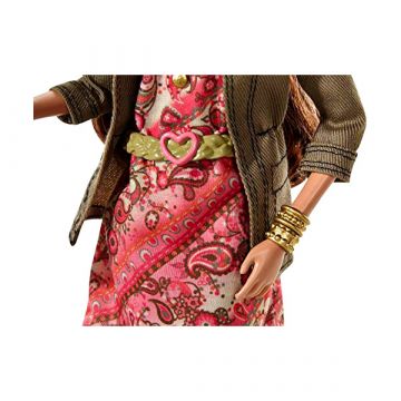 Barbie: Style Fashion - Lutka Teresa v poletni obleki z cvetličnim vzorcem - .slika