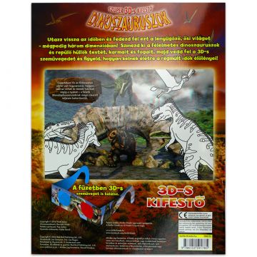 3D pobarvanka: Dinosavri - .slika