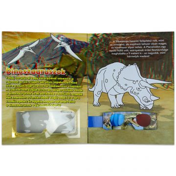 3D pobarvanka: Dinosavri - .slika