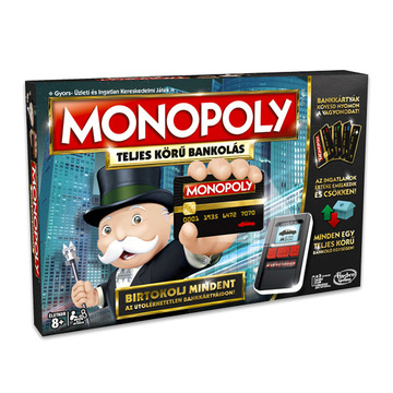 Monopoly: teljes körű bankolással családi társasjáték