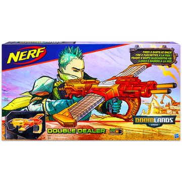 NERF Doomlands 2169: Double Dealer szivacslövő játékfegyver