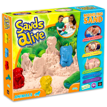 Sands Alive: modellező kinetikus homok - állatok, 675 g