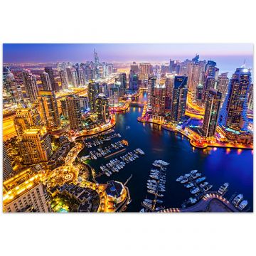Dubaj ponoči - sestavljanka z 1000 kosi - .slika