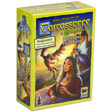 Carcassonne: a 3. kiegészítés - Hercegnő és sárkány társasjáték