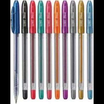 Csillámos zselés toll 10 darabos készlet - . kép