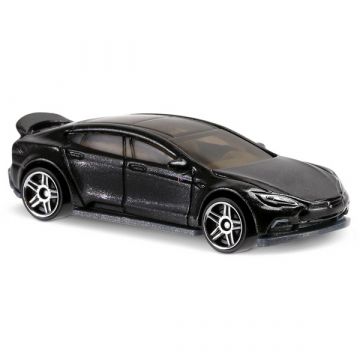 Hot Wheels Tovarniško Svež: Tesla Model S avtomobilček - črna - .slika