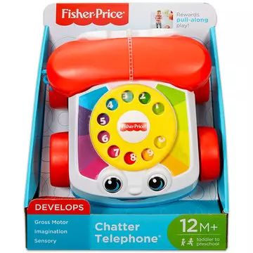 Fisher-Price : Téléphone classique pour développer les compétences. - .image