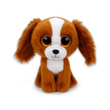 TY Beanie Boos: Tala kutya plüssfigura - 15 cm, barna