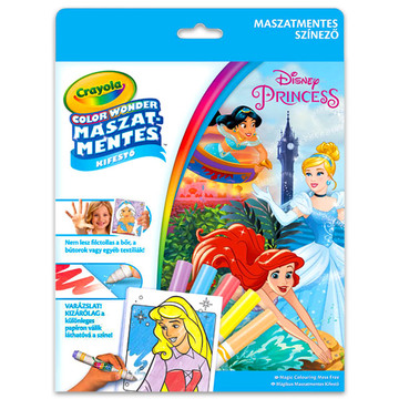 Crayola Color Wonder: Disney hercegnők maszatmentes kifestő