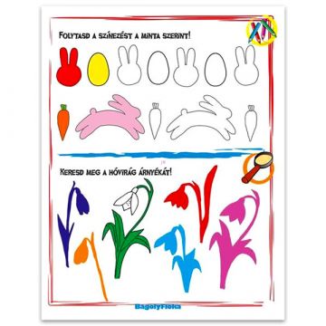 Sovička - ustvarjalna knjiga o Veliki noči v madžarščini - .slika