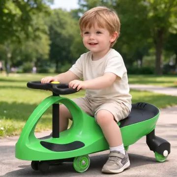 BoboCar na oponach gumowych – zielony - .zdjęcie 