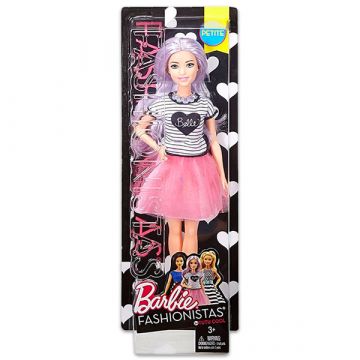Barbie Fashionistas: nizka Barbie lutka, v roza tyl krilu - .slika