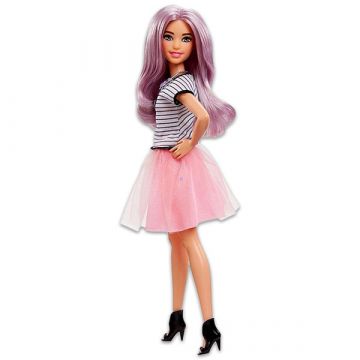 Barbie Fashionistas: nizka Barbie lutka, v roza tyl krilu - .slika