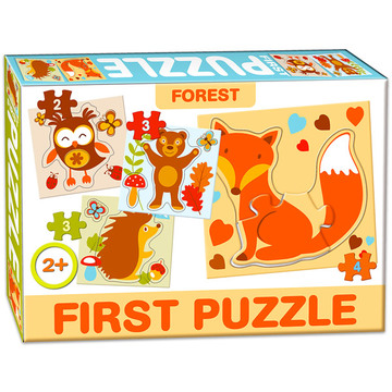 Primul meu puzzle: animale de pădure