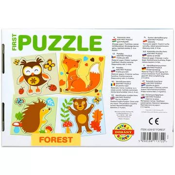 Il mio primo puzzle: animali della foresta - .immagine