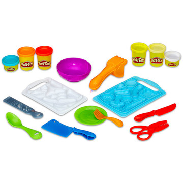 Play-Doh Kitchen Creations: 6 darabos vágódeszka gyurma szett - . kép