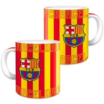 Skodelica FC Barcelona - rdeče-rumena - .slika