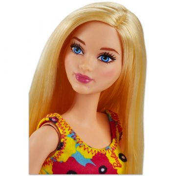Barbie: Lutka Barbie Chic v obleki s cvetličnim vzorcem - blondinka - .slika