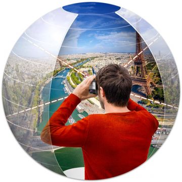 Clementoni: Pariška sestavljanka VR s 1000 kosi - .slika