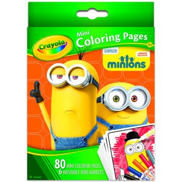 Crayola: Minyonok mini színező készlet