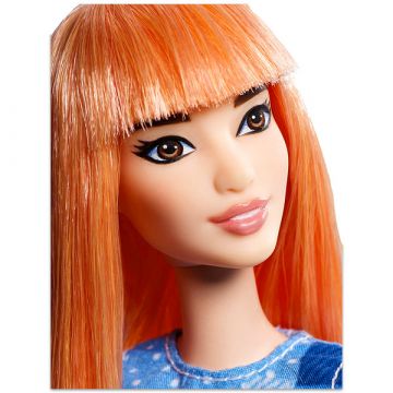 Barbie Fashionistas: lutka Barbie z breskevimi lasmi - .slika