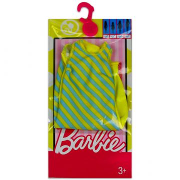 Barbie: Obleka s črtami - različne barve - .slika
