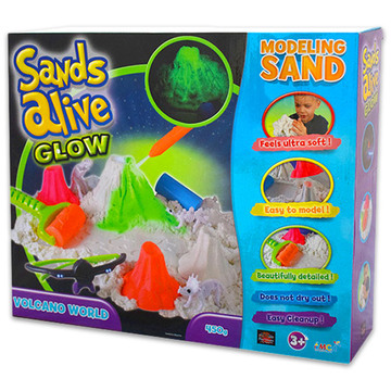 Sands Alive: világító Vulkán kinetikus homok készlet