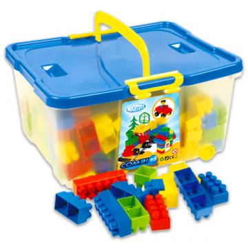 Combi Blocks: 200 db műanyag építőkocka dobozban