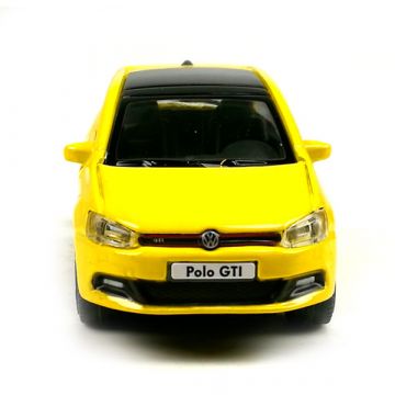 Bburago: ulični avtomobili 1:43 - VW Polo GTI, rumena - .slika