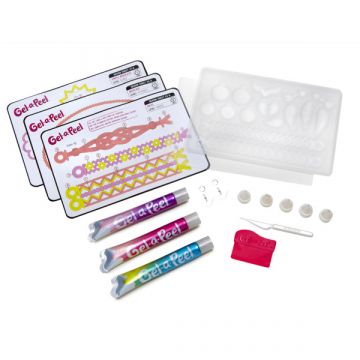 Gel-a-peel: Set s 3 geli in šablonami - ki spreminjajo barvo - .slika