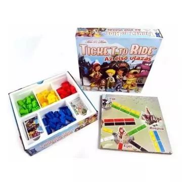 Ticket To Ride: Prima corsa - gioco da tavolo in lingua ungherese - .immagine