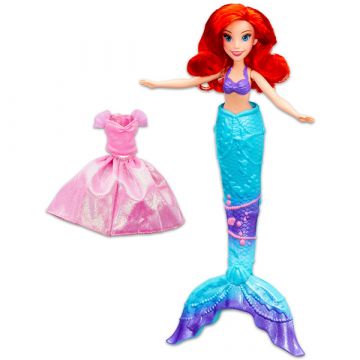Disney hercegnők: Ariel baba ruhával és levehető uszonnyal