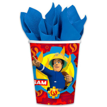Sam a tűzoltó: 8 darabos papírpohár
