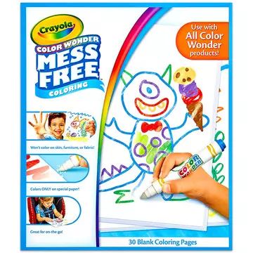 Crayola Color Wonder: ricarica di fogli da colorare senza macchie