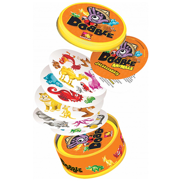 Dobble Animals igra s kartami z navodili v madžarskem jeziku - .slika