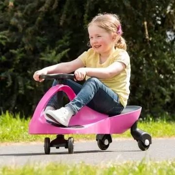 BoboCar Mașinuță fără pedale cu roţi din cauciuc - culoare pink - .foto