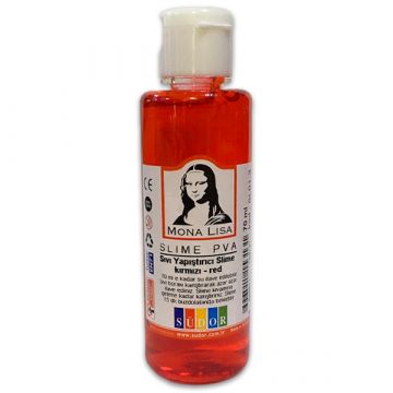 Mona Lisa Slime ragasztó - 70 ml, piros